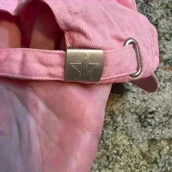 Jeffree Star pink star baseball cap, GUC, Jeffree Star Cosmetics - Picture 2 of 3